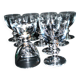 Set of 11 uncut Trianon wine glasses CRISTAL SAINT-LOUIS 2nd choice H12