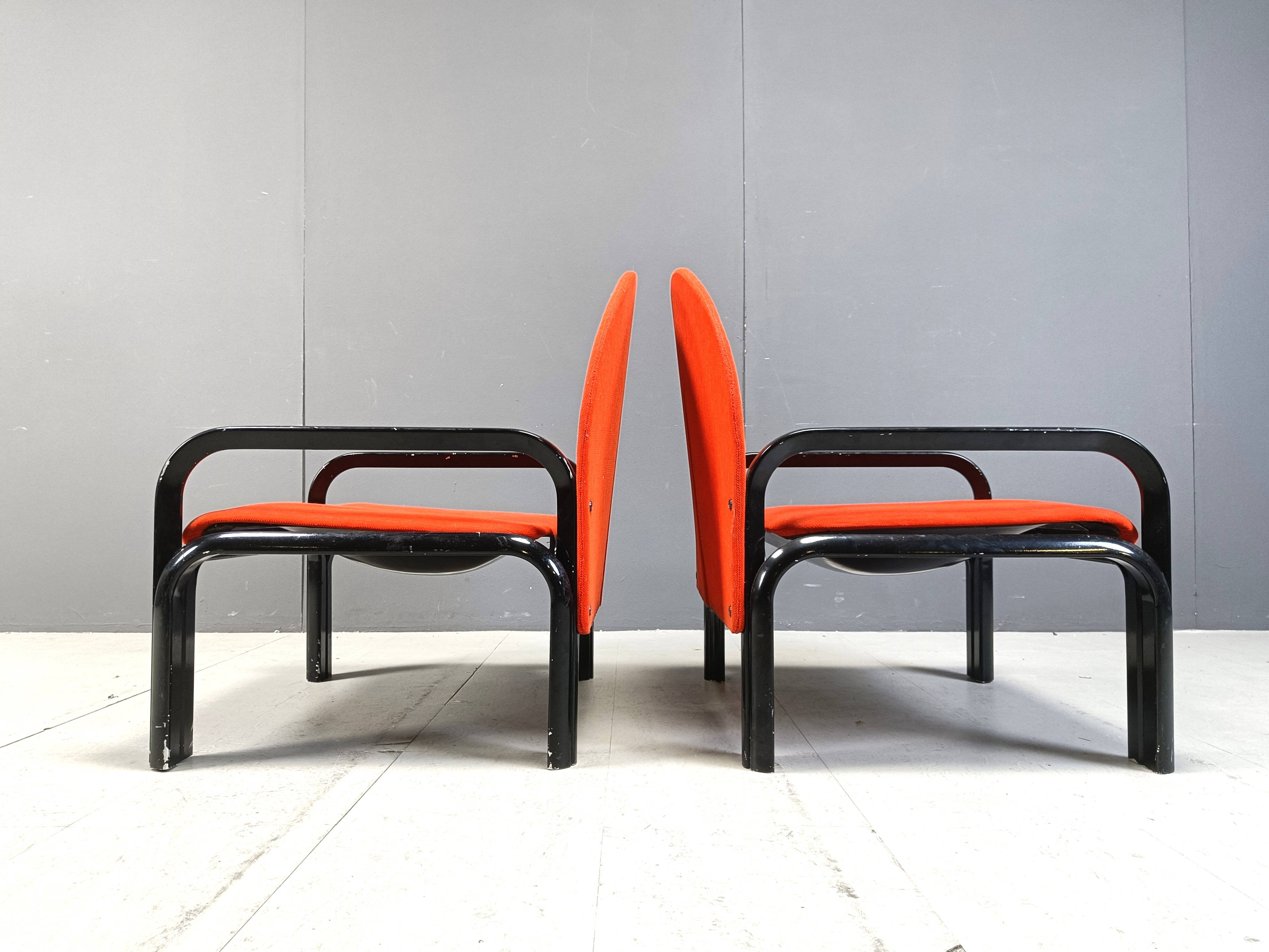 Paire de fauteuils Gae Aulenti '54 L' pour Knoll International, années 1970