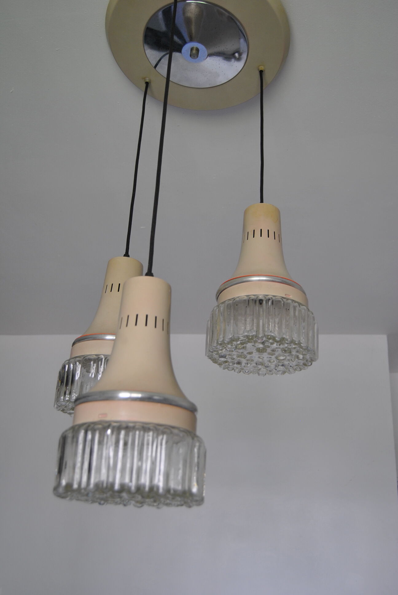 Suspension three fires Targetti Sankey 70s