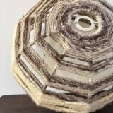 Vintage 70s wool ceiling lamp shade