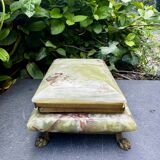 Ashtray, onyx box from the 1960s, vintage Italy.