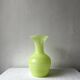 Pastel green opaline vase
