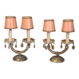 Pair of Maria Theresa candelabra.