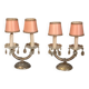Pair of Maria Theresa candelabra.