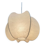 Modern mid-century Cocoon pendant lamp by Friedel Wauer for Goldkant Leuchten, Germany, 1960s.