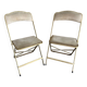 Lot de 2 Chaises pliantes d’opéra vintage
