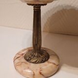 Copper and marble standing cup