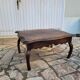 Table basse de salon ancienne bois massif