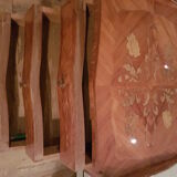 Bedside in rosewood marquetry
