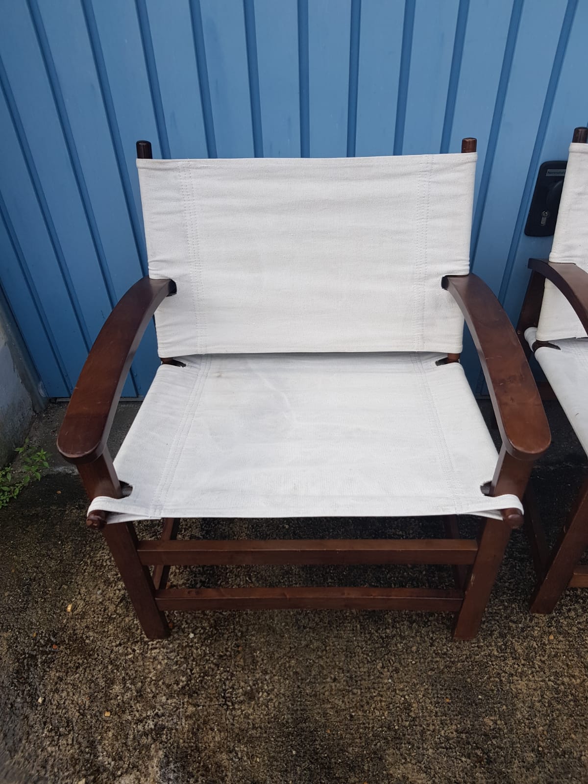 Pair of safari chairs