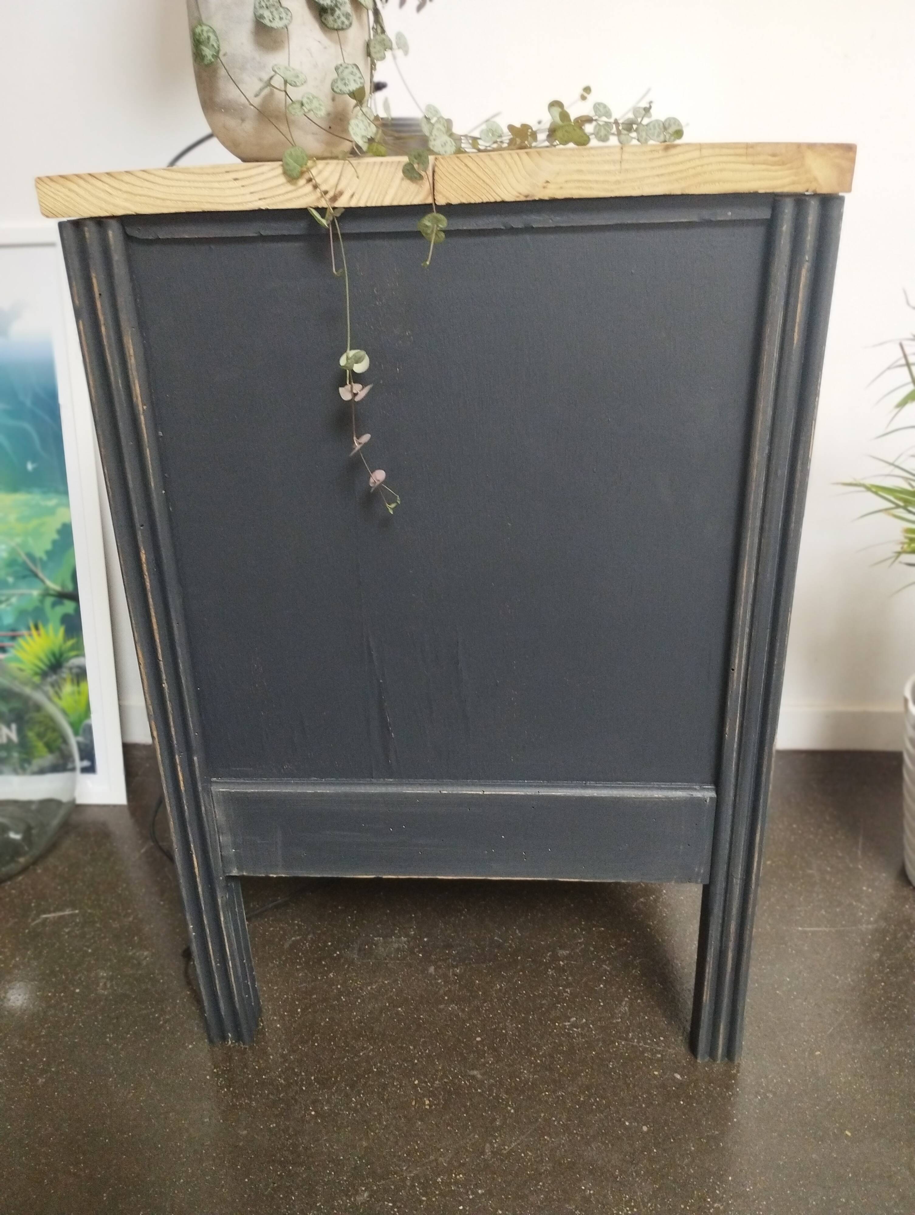 Small vintage file cabinet