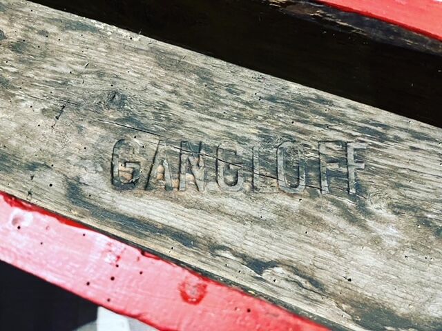 Farm bench 1920/1930 GANGLOFF