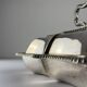 Antique silver-plated serving dish from Sheffield, early 20th century, England.