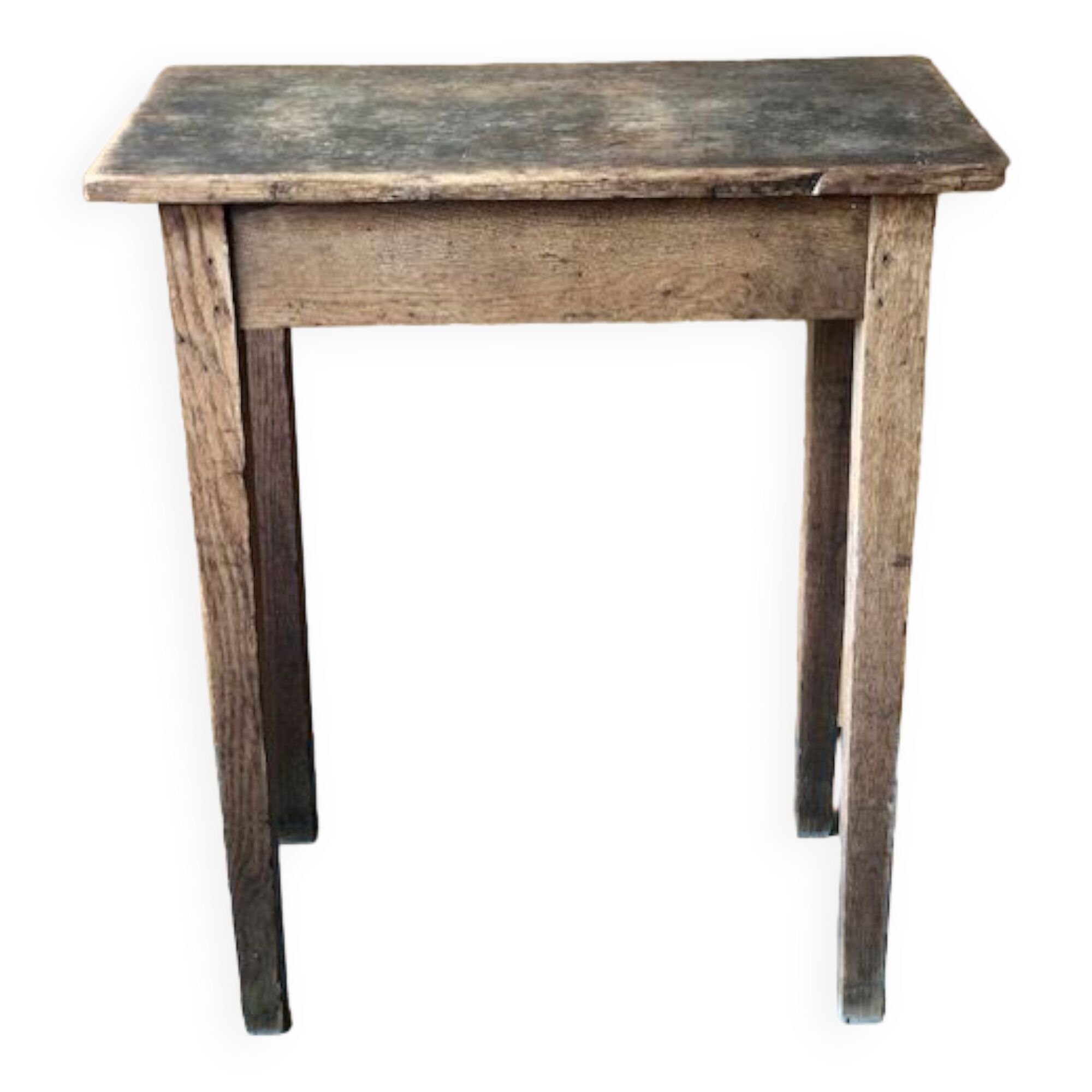 Console table in raw wood