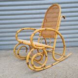 Rattan rocking-chair chair