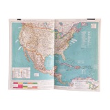 Ancienne carte des Etats Unis - 1950