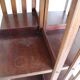 Old pivoting bookcase 3 shelves vintage furniture old furniture