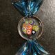 Set of Murano glass candy shaped knife holders