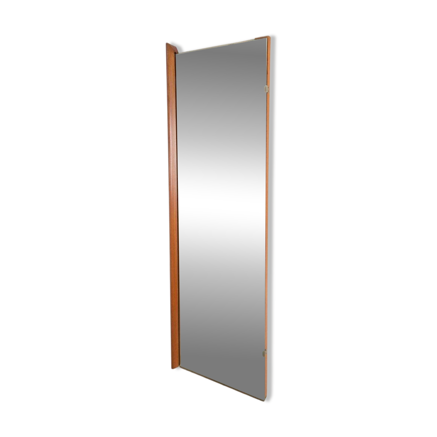 Mid-Century Scandinavian Rectangular Teak Mirror, 1960s