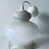 Glass hanging lamp
