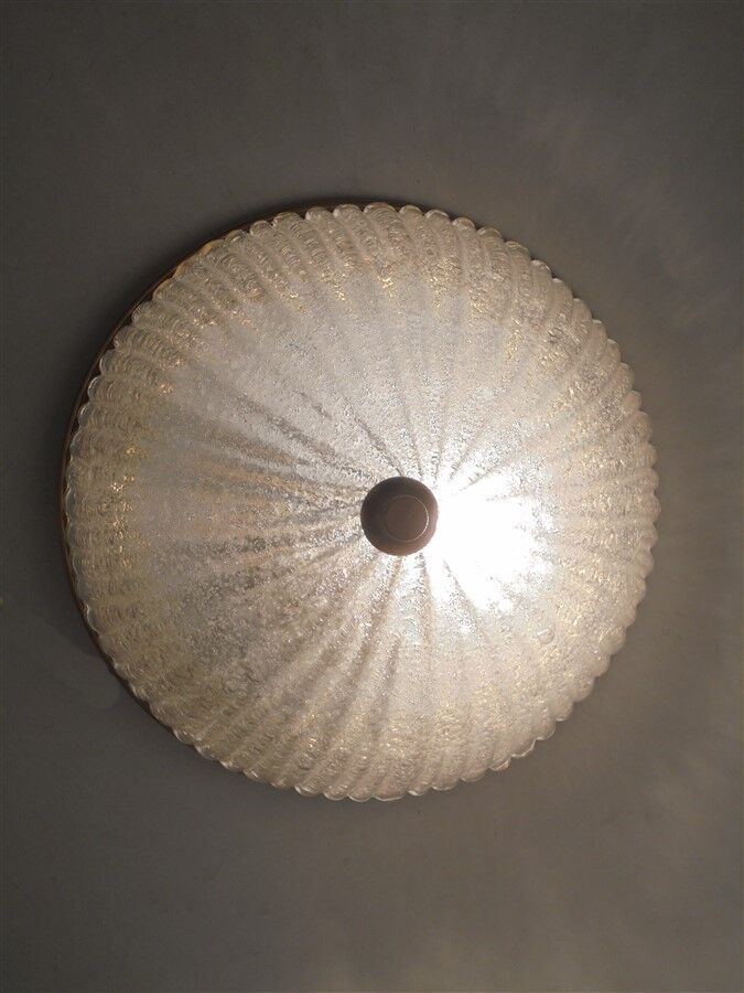 Bubbled glass ceiling lamp