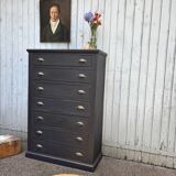 Antique tall chest of drawers