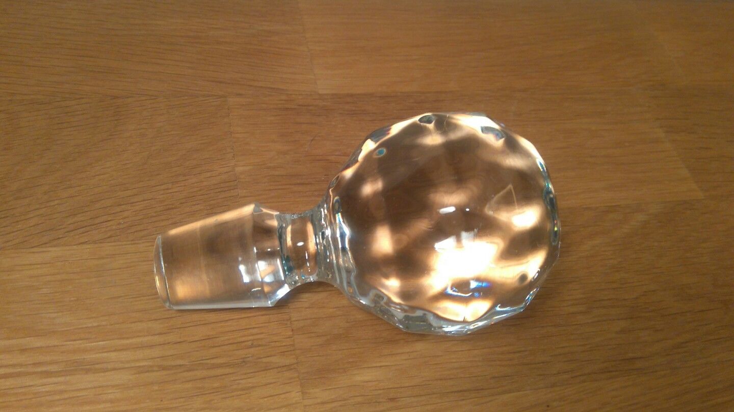 Crystal whisky carafe