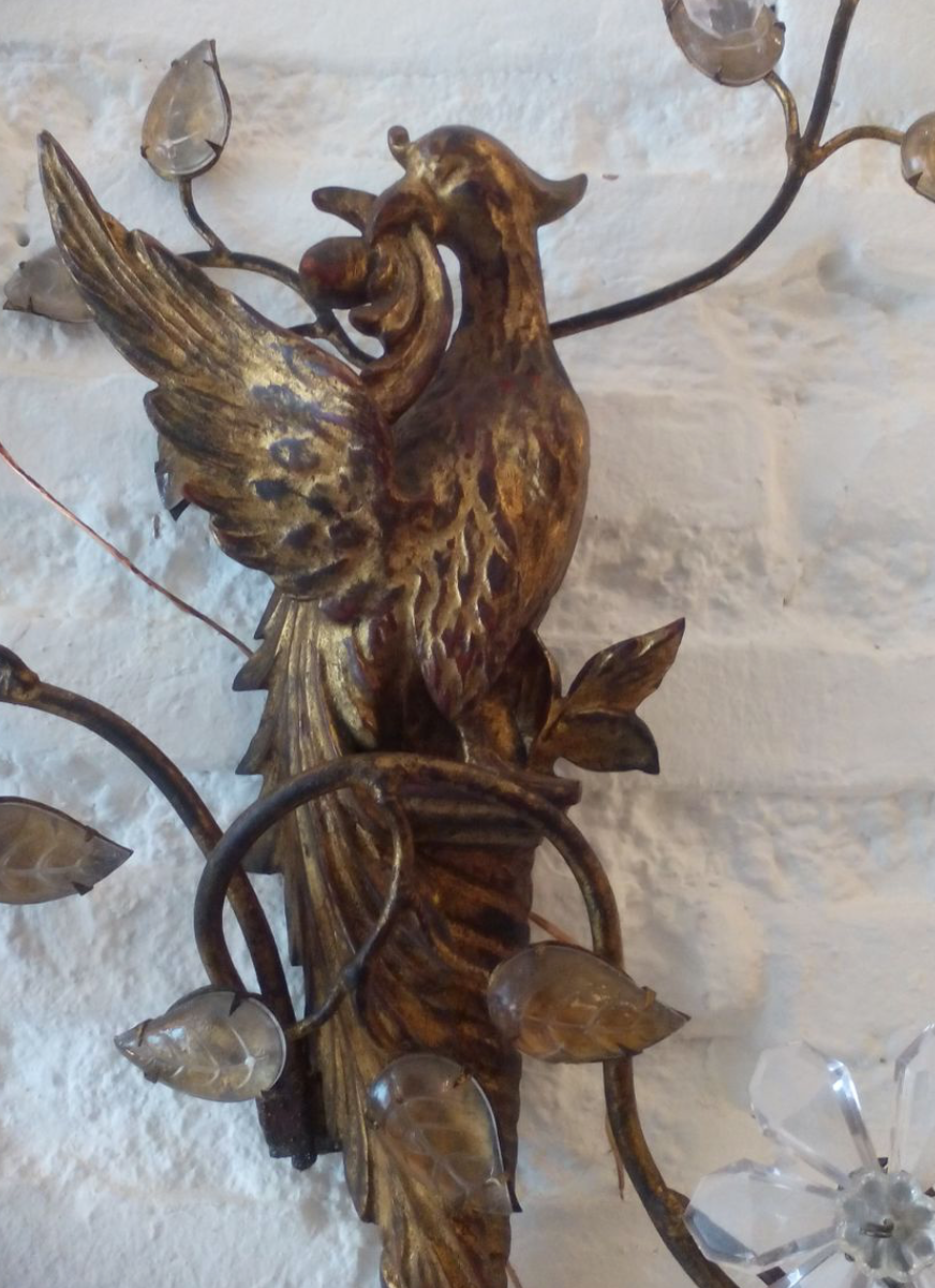 Wall lamps of Maison Baguès France 1940