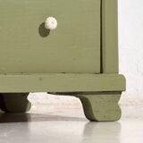 Antique olive green chest of drawers (circa 1920) #55