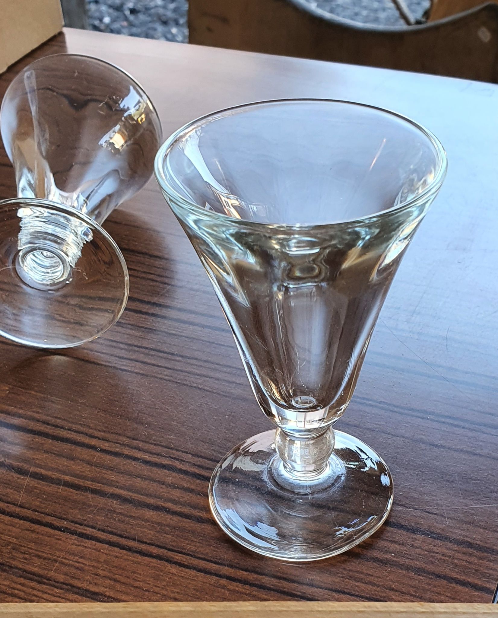 Set of bistro glasses