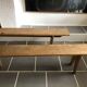 Pair of old farm benches 3 meters