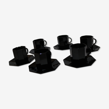 6 Tasses à café Arcoroc modèle Octime