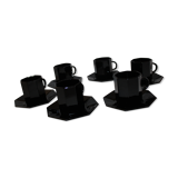 6 Arcoroc Octime model coffee cups