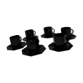 6 Tasses à café Arcoroc modèle Octime