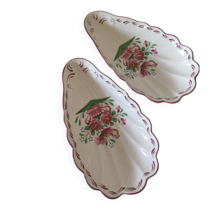 2 raviers faience de