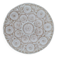 Molded glass fruit bowl