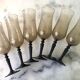 Set of 6 vintage champagne flutes