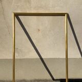 Old frame in gilded wood patina gold leaf