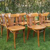 Set of 8 chairs Bistro