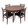 Vintage Scandinavian design table and chairs.