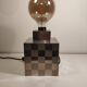 Cube lamp - checkered - Françoise Sée - Space Age Design - Vintage era - 60s / 70s
