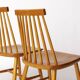 Pair Yngve Ekström "Pinocchio" Dining Chairs – Swedish Beechwood, 1960s