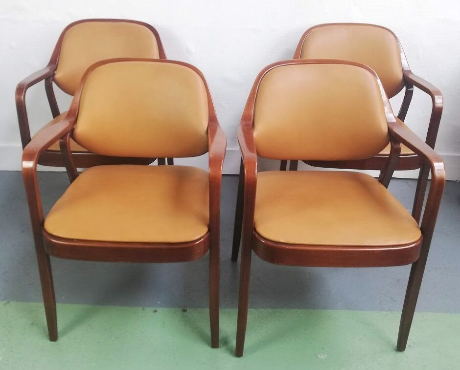 Set of 4 chairs 1105, Don Petitt, Knoll