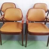 Set of 4 chairs 1105, Don Petitt, Knoll
