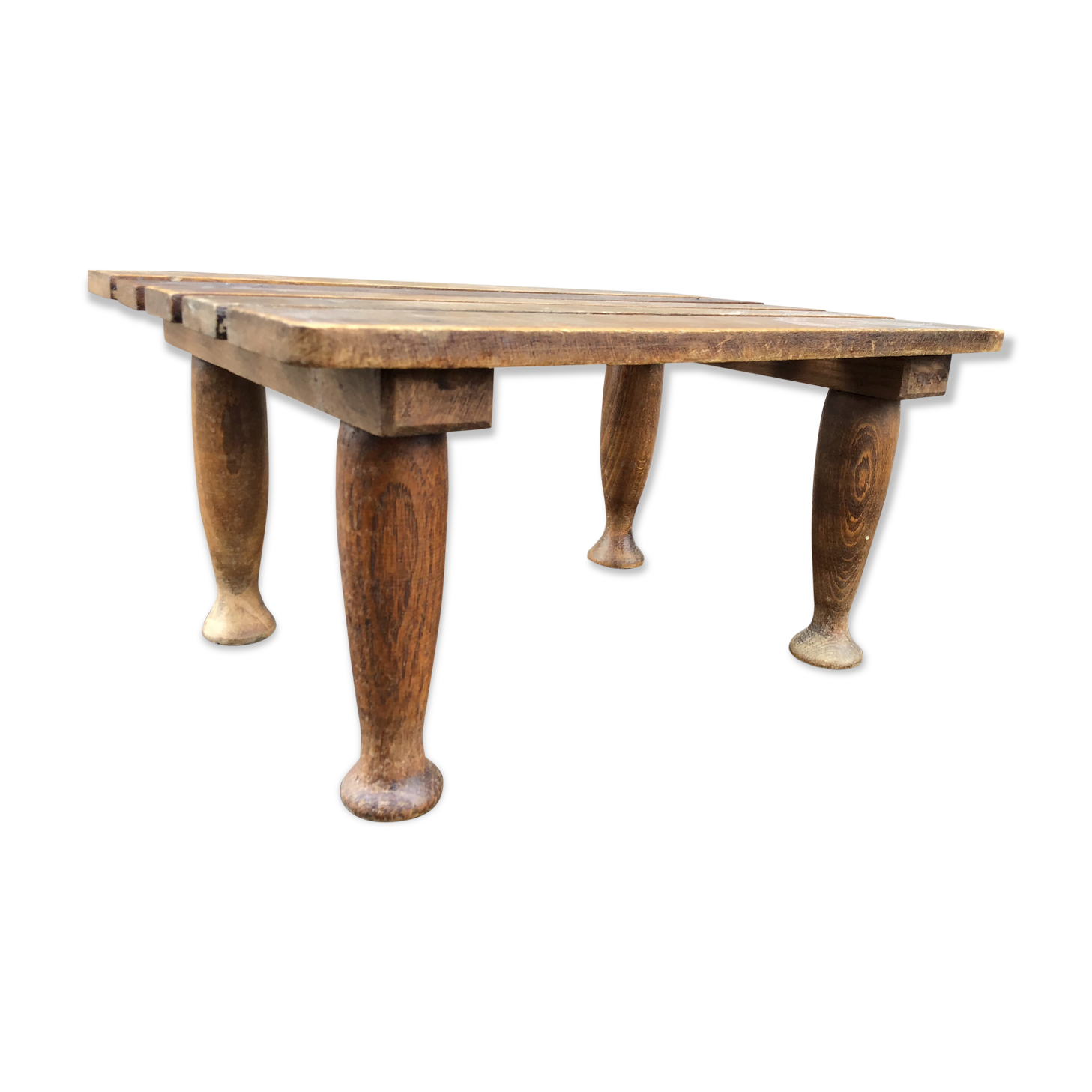 Vintage rustic feet rests