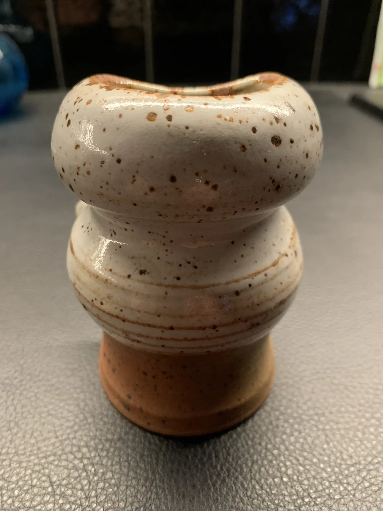 Owl-shaped zoomorphic vase in stoneware – Jacques Pouchain, Dieulefit Workshop
