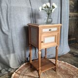 Walnut bedside table
