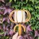 Paire d'appliques en  rotin par Louis Sognot, 1950