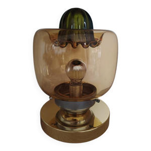 Lampe globe en verre