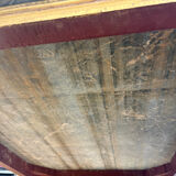 Coffee table in green marble and gilded wood, Louis XVI / Rococo style